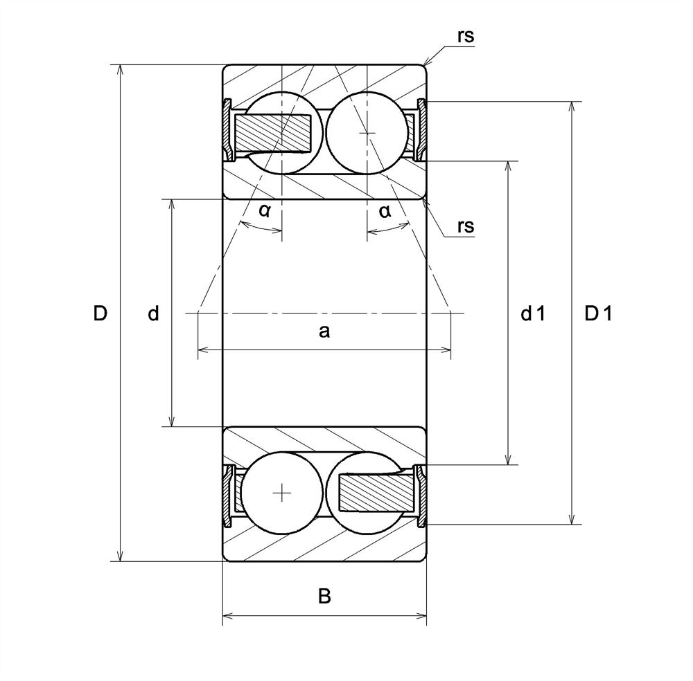 3204A-2RS1TN9/MT33 SKF