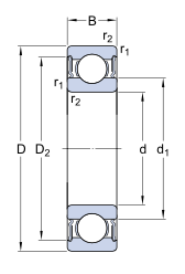 61808-2RS1 SKF