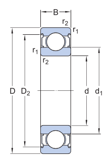 6203-2Z/C3 SKF