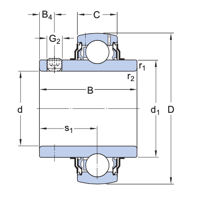 YAR203-2F SKF