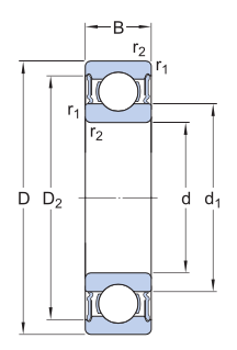 6012-2RS1 SKF