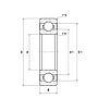 6236M AB-BEARINGS